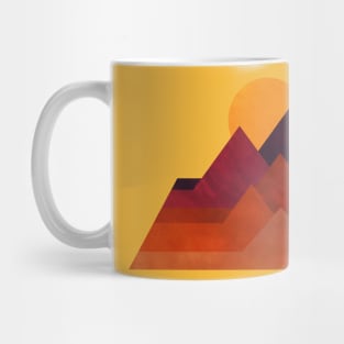 Sunset in desert 1 Mug